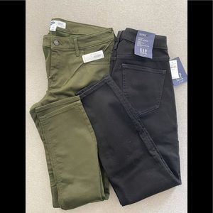 Skinny jeans, gap and old navy